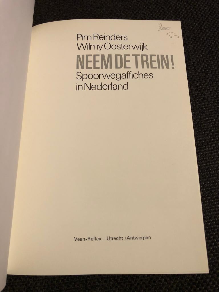 Neem de Trein, Spoorwegaffiches in Nederland, Trein, Geen idee, Ophalen of Verzenden, Zo goed als nieuw