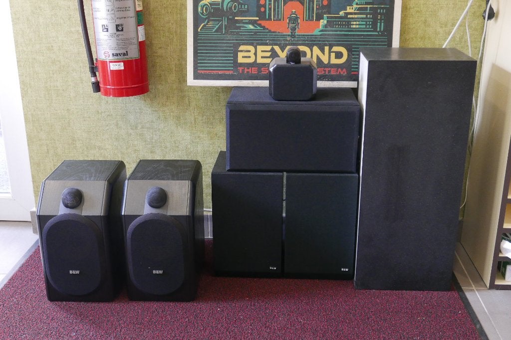 Bowers & Wilkins surround set, Enlèvement, Utilisé