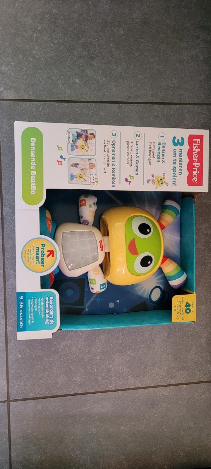 Fisher price Mattel bewegende robot BeatBo nieuw, Ophalen of Verzenden, Nieuw, Overige typen, Met licht