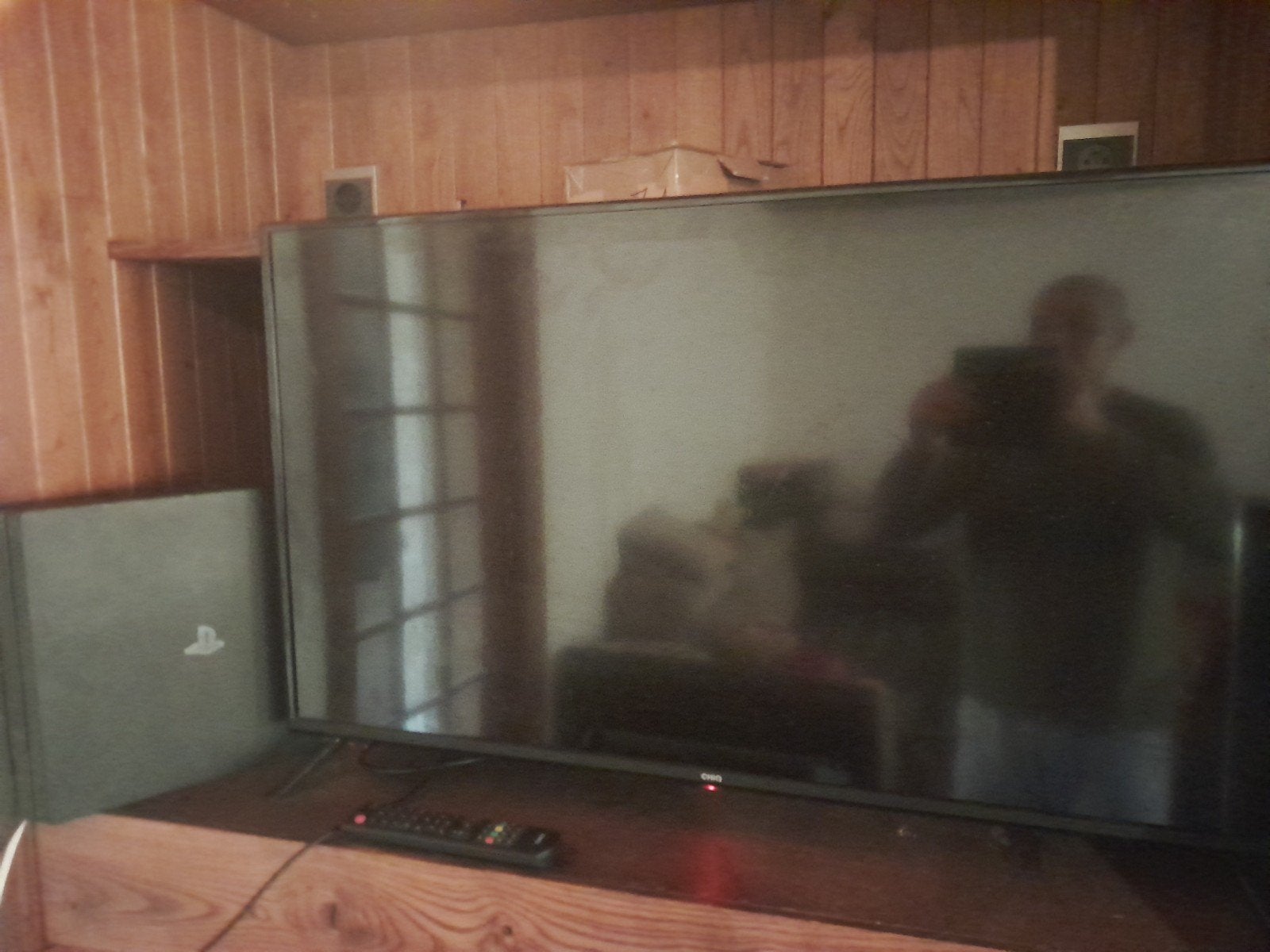 PS4 pro(geen controller) en flat-screen TV, Audio, Tv en Foto, Televisies, Ophalen, Gebruikt