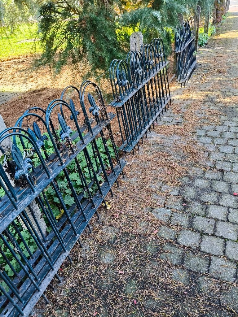 Ijzeren hekwerk, Jardin & Terrasse, Enlèvement, Utilisé, Fer, Clôture barrée