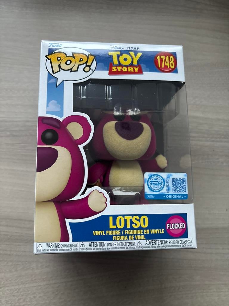 Funko Pop! Lotso Flocked #1748 Toy Story, Ophalen of Verzenden, Zo goed als nieuw
