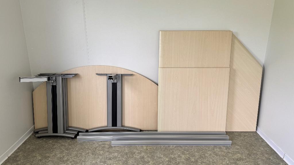 Markant bureau houten blad, Huis en Inrichting, Ophalen, Zo goed als nieuw