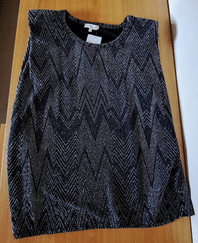 Zwart topje zonder mouwen maar L-XL, Kleding | Dames, Ophalen of Verzenden, Nieuw, Maat 42/44 (L), Zwart