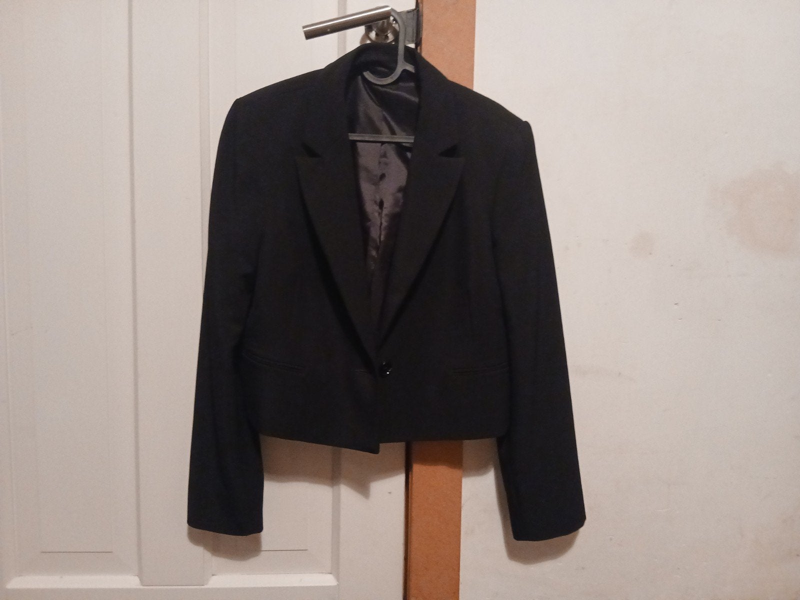 korte zwarte blazer maat 40, Maat 38/40 (M), Zwart, Ophalen of Verzenden, Zo goed als nieuw