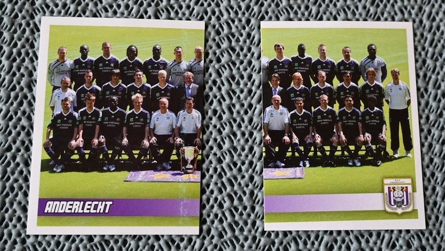 Panini Football 2011 RSC Anderlecht/Photo de l'équipe, Collections, Envoi, Neuf, Affiche, Image ou Autocollant