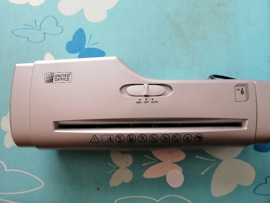 déchiqueteuse de papier, Enlèvement, Utilisé