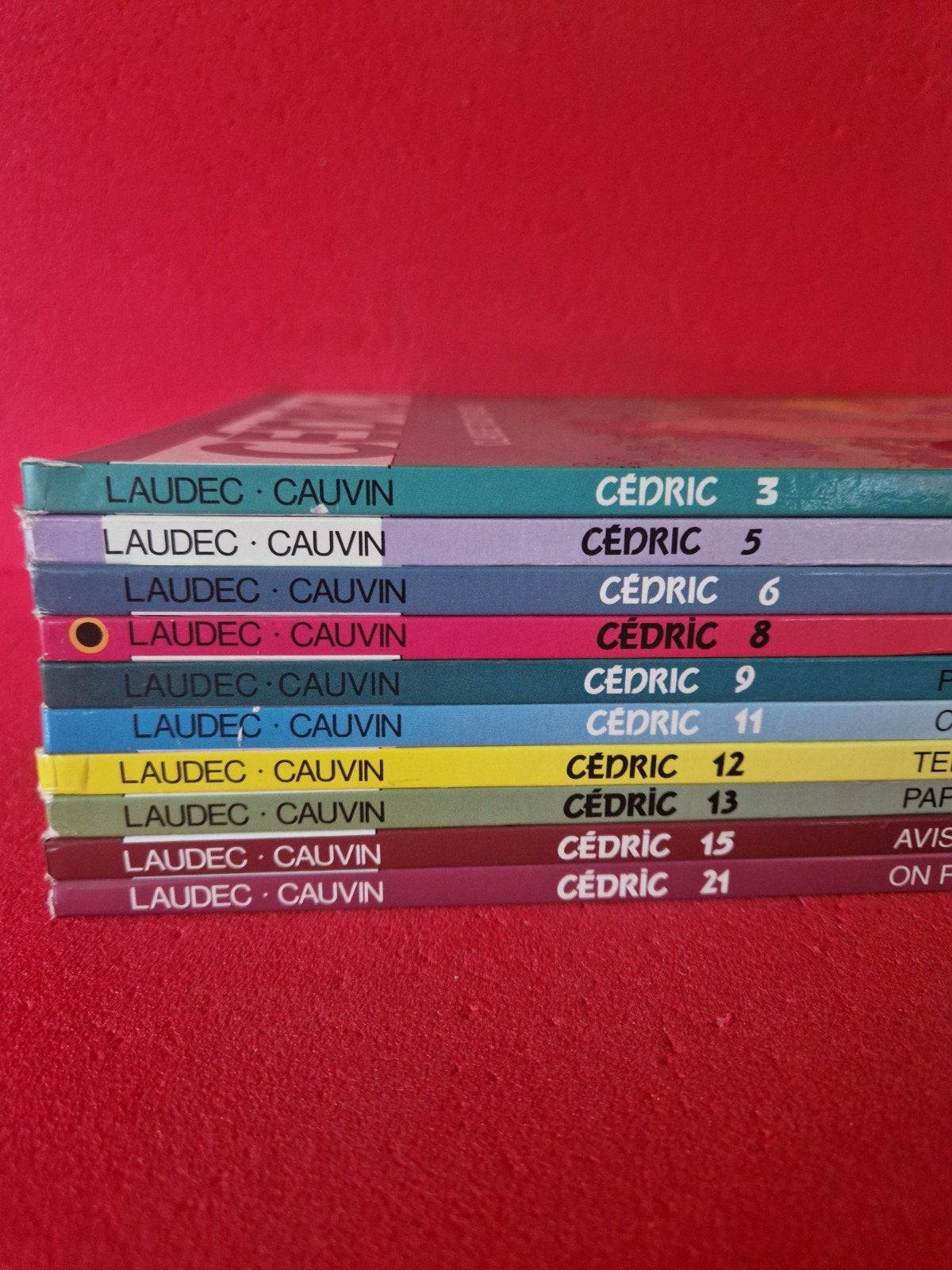 lot de 10 bd cedric, Enlèvement ou Envoi