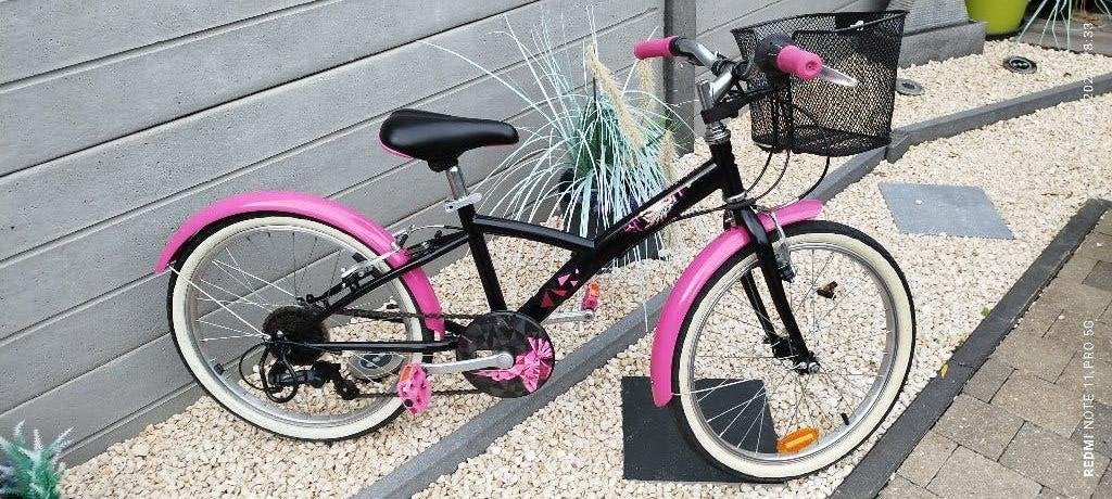 Velo enfant 20". Fille, Vélos & Vélomoteurs, Frein sur jante, Comme neuf, Enlèvement, BTwin Décathlon