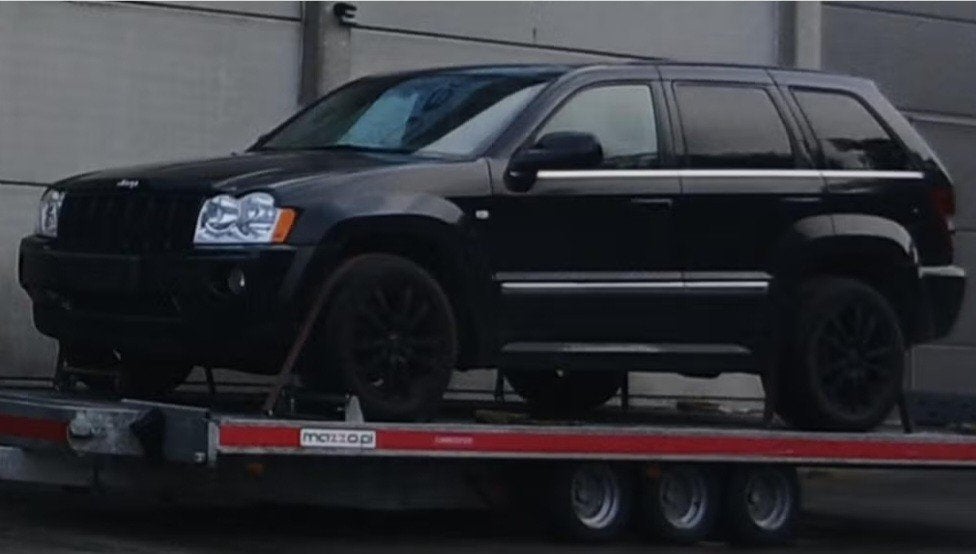 Jeep grand cherokee, Auto's, Automaat, Airbags, Zwart, Leder