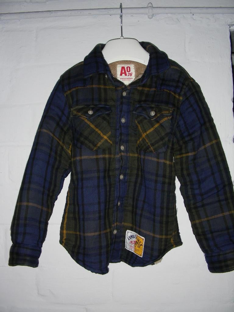 Warm geruit hemd/vest, AO76 American Outfitters, 128, 8 jaar, Kinderen en Baby's, Trui of Vest, AO76 American Outfitters,, Ophalen of Verzenden