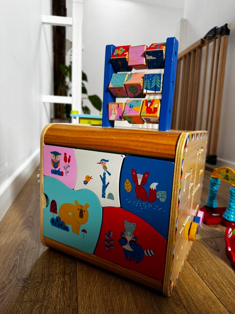 Cube d’activité en bois, Enfants & Bébés, Enlèvement, Utilisé, Autres types