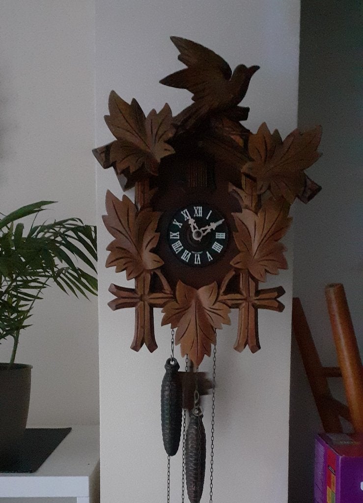 Horloge à coucou, Ophalen