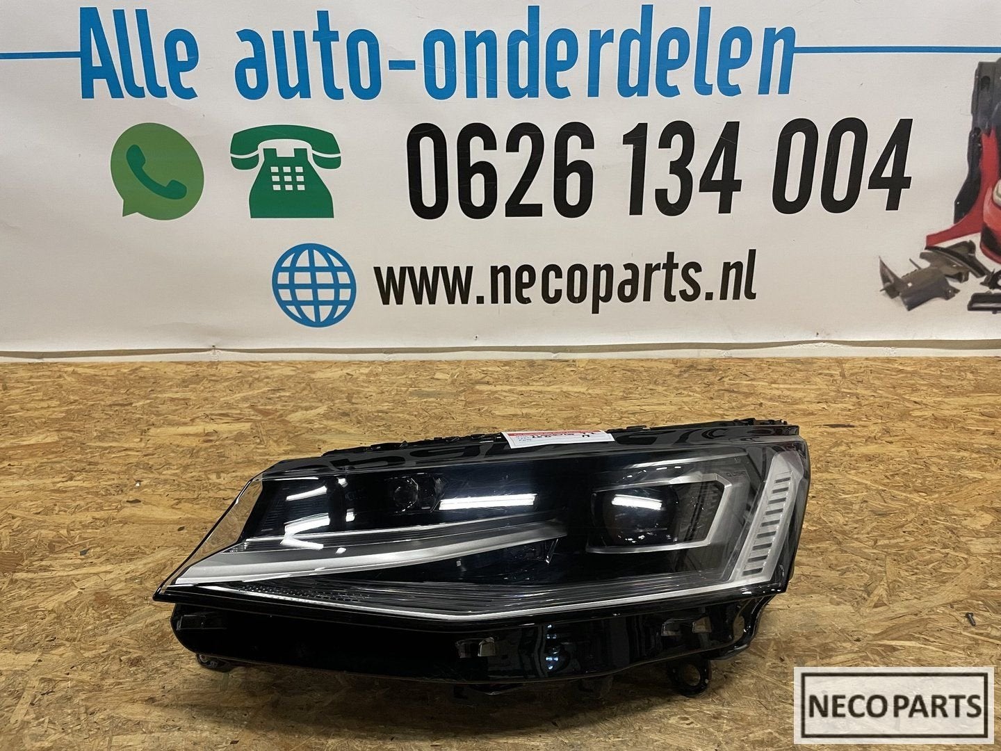 VW TRANSPORTER T7 VOL LED KOPLAMP LINKS 7T1941081A COMPLEET, Gebruikt, -, Volkswagen, -