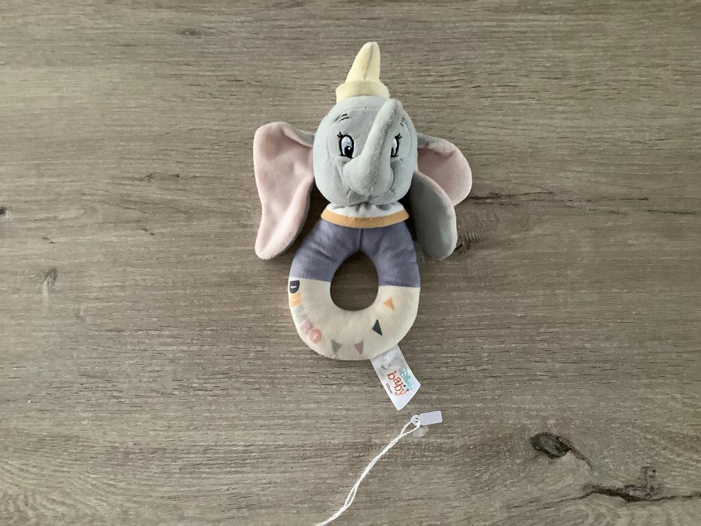 Hochet en peluche Disney Dumbo, Enlèvement ou Envoi, Comme neuf, Hochet