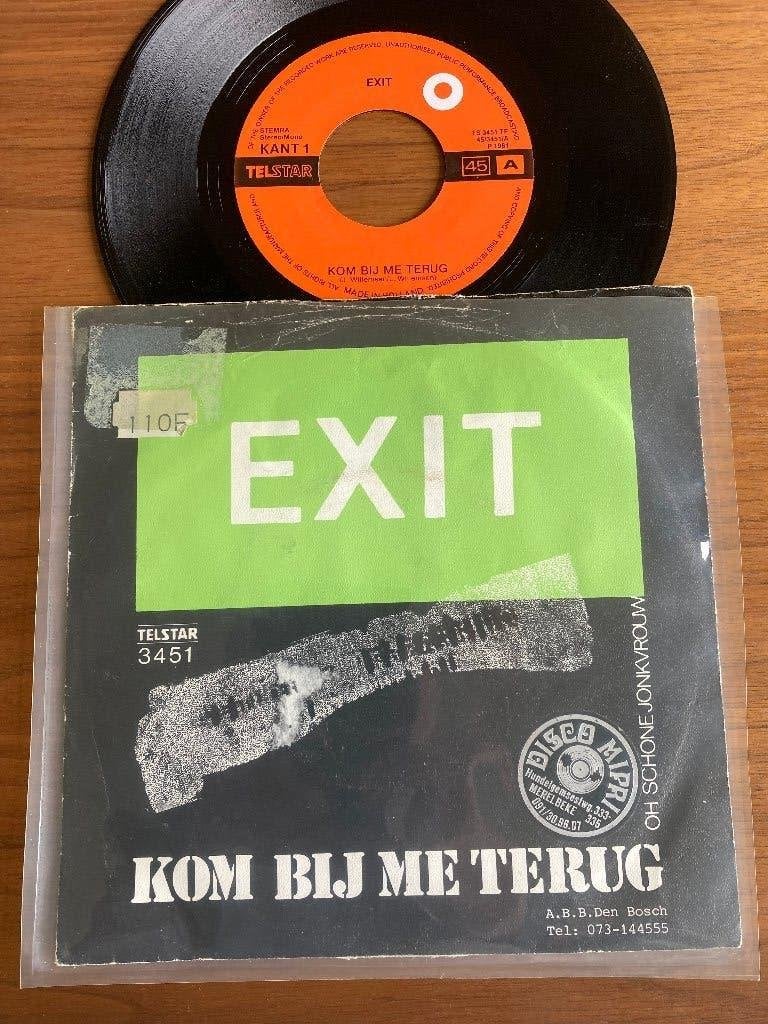 Exit – Kom Bij Me Terug, Ophalen of Verzenden, 7 inch, Nederlandstalig