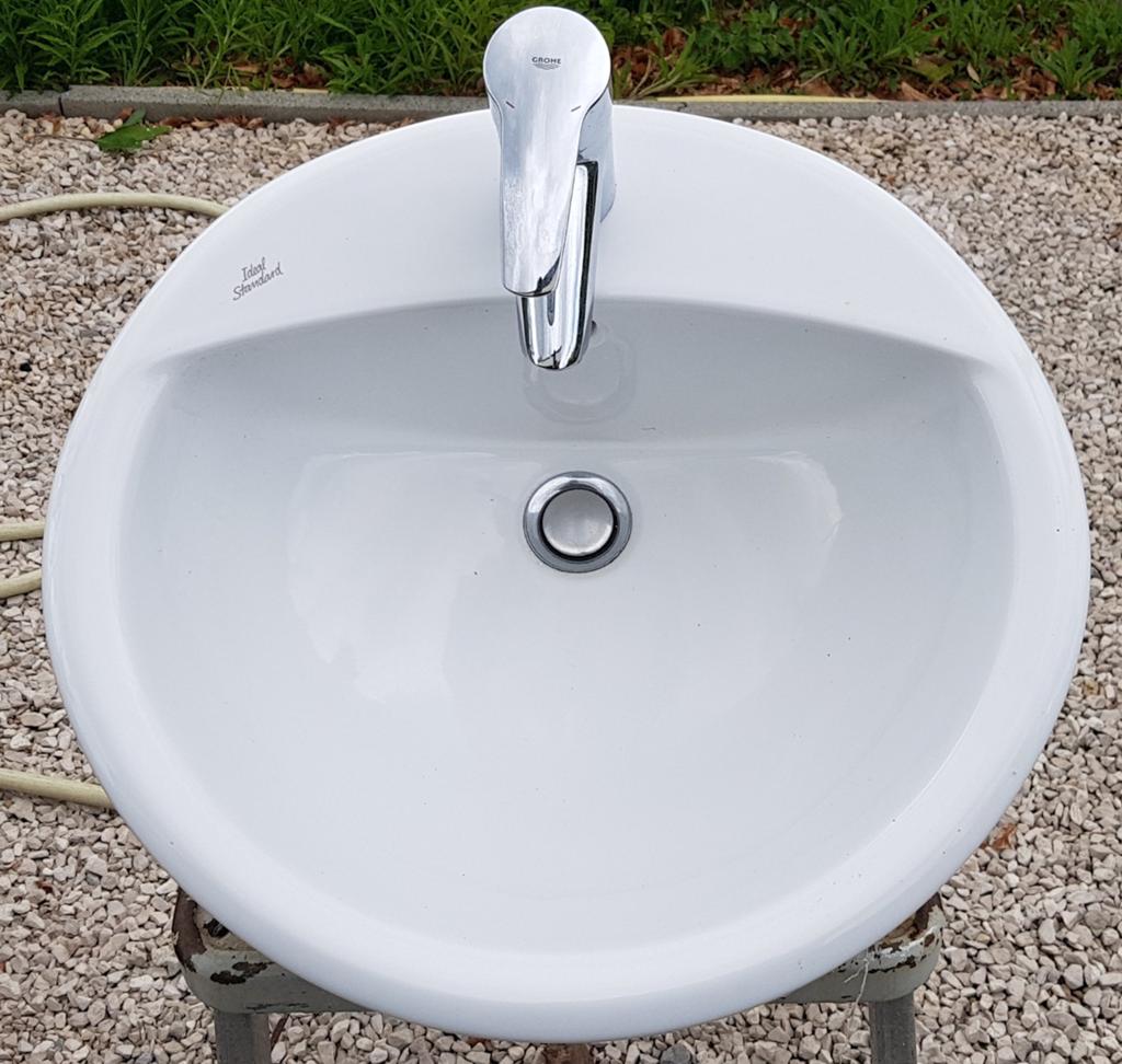 Wasbak met inox kraan, Ophalen, Inox, Kraan