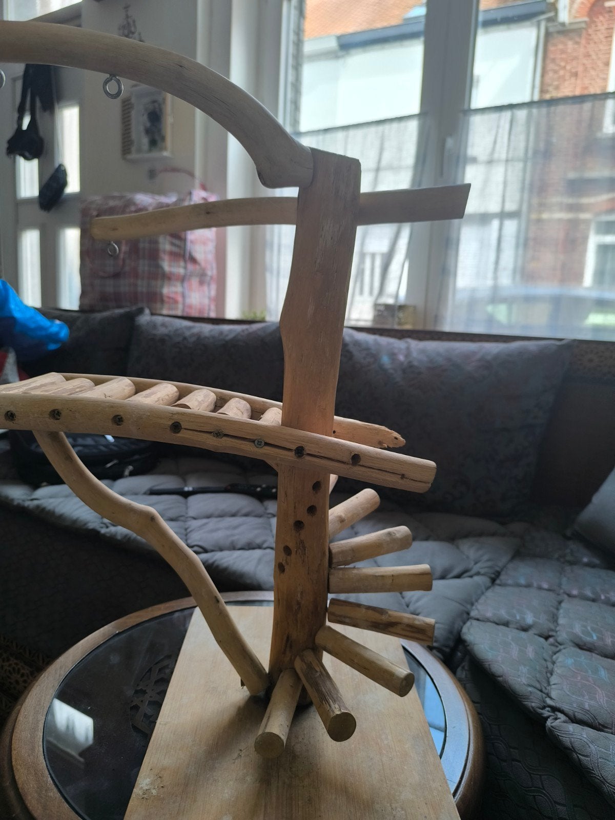 perchoir en bois à donner, Ophalen