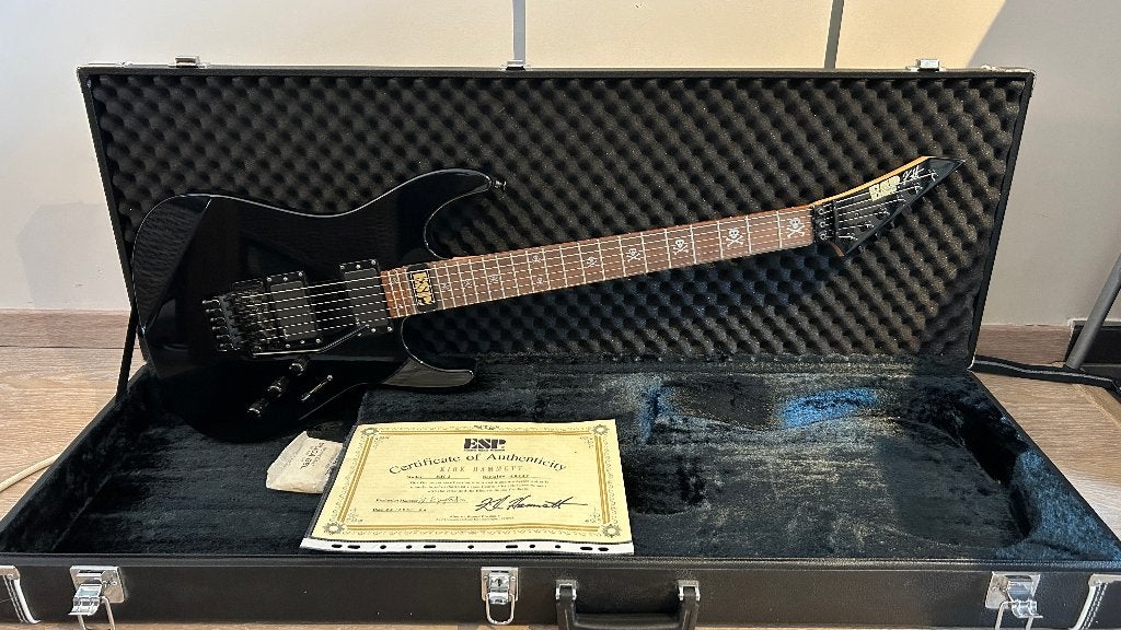 ESP KH-2 (Custom Shop - Kirk Hammett), Ophalen of Verzenden, Zo goed als nieuw, Solid body, Overige merken