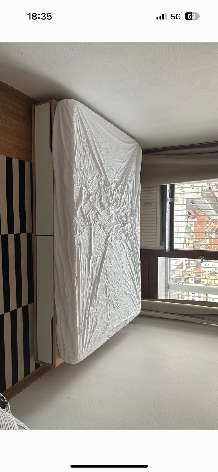 Bed + matras 1m40 moet weg!, Ophalen of Verzenden, Zo goed als nieuw, Matras