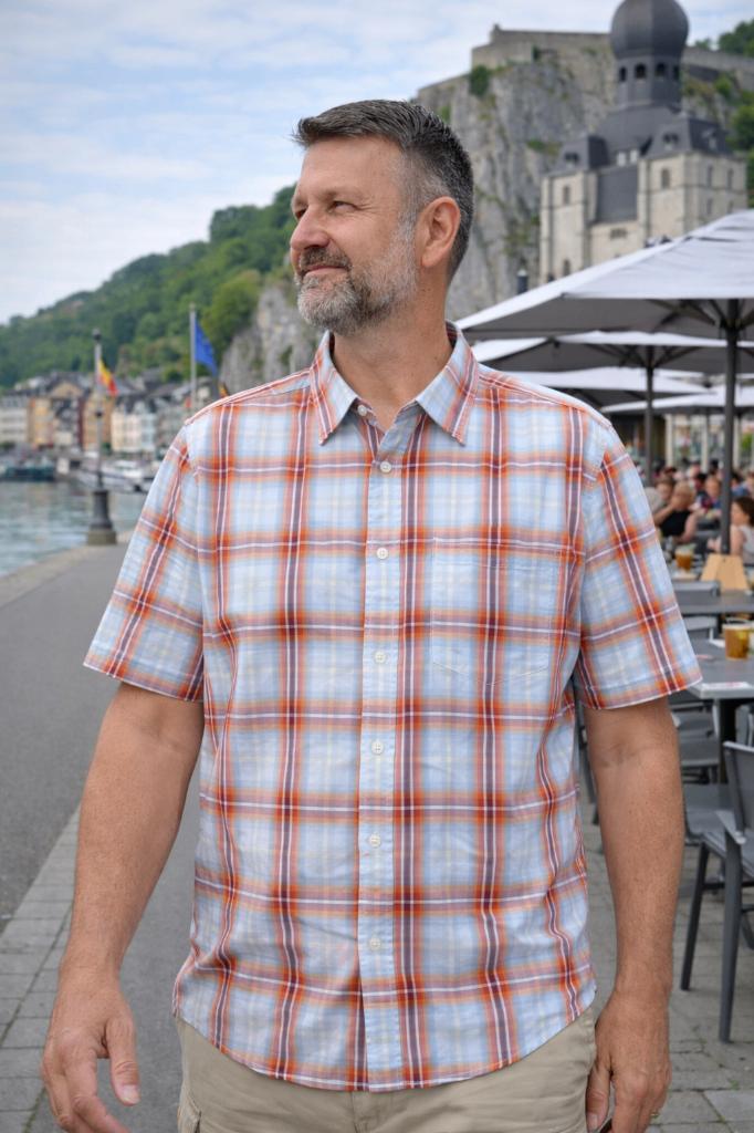 4.Chemise manches courtes pour homme de taille XL – Biaggini, Kleding | Heren, Ophalen of Verzenden, Gedragen, Blauw, BIAGGINI