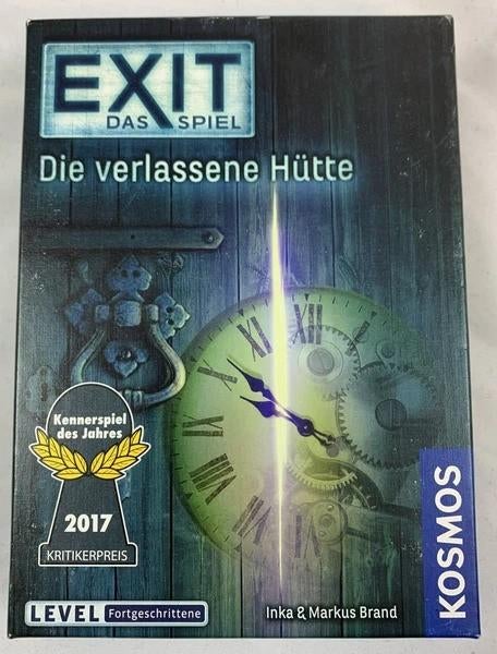 Exit Het Spel De Verlaten Hut 999 Games Escape Room, Verzenden, Zo goed als nieuw, 999 Games