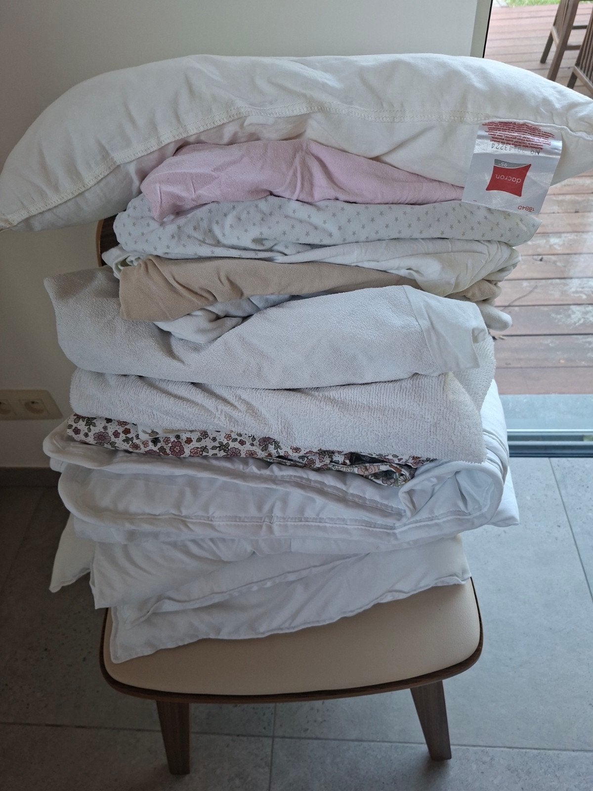 Linge de lit enfants 100x140 - housses - couettes - draps, Matelas, 85 à 100 cm, Enlèvement, Utilisé