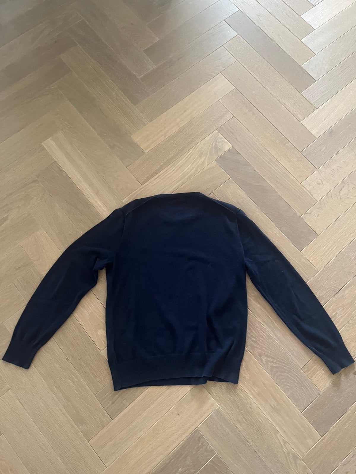 Pull Polo Ralph Lauren bleu marine XL, Enlèvement ou Envoi, Comme neuf, Taille 56/58 (XL), Bleu