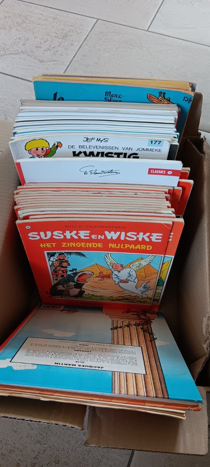 56 strips zie foto's, Ophalen, Gelezen, Stripboeken