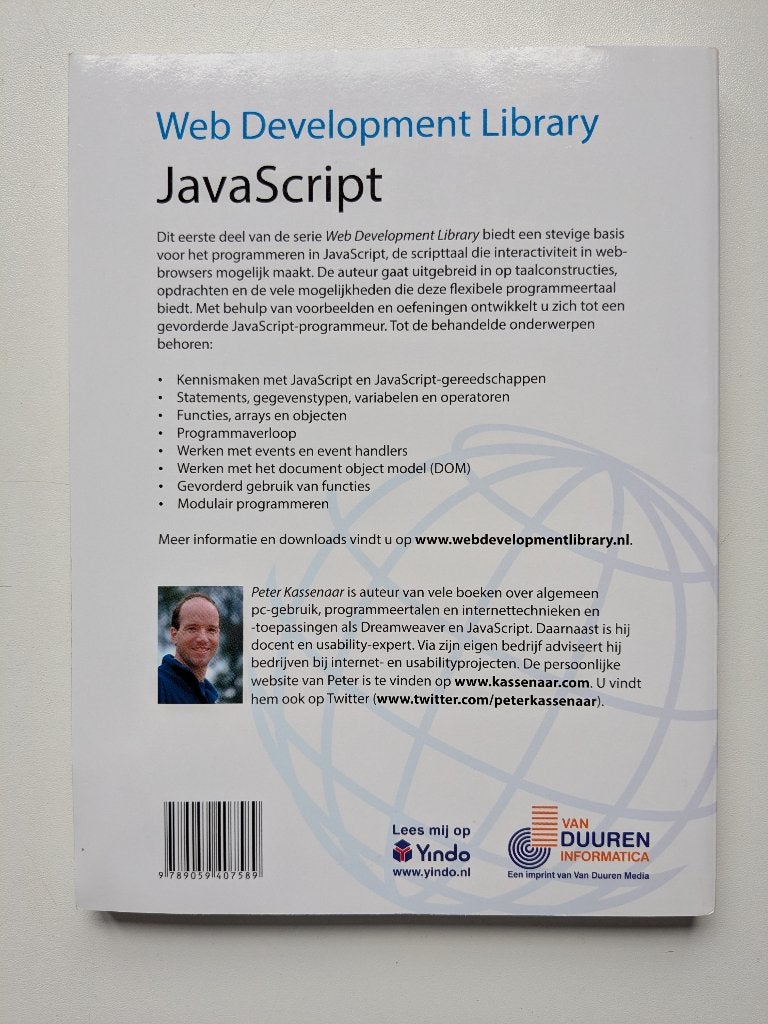 Web Development Library - Javascript - Peter Kassenaar, Livres, Peter Kassenaar, Enlèvement ou Envoi, Langage de programmation ou Théorie