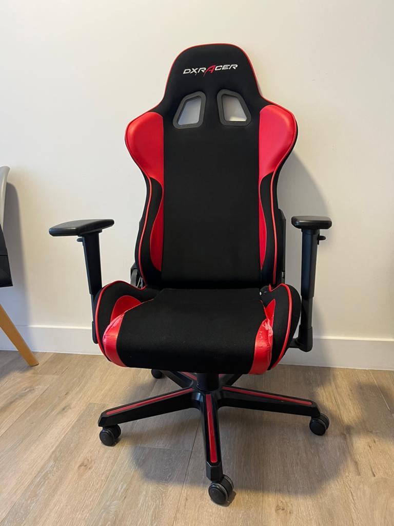 DXRacer Formula F11 Gamingstoel – Rood/Zwart – Goede Staat, Ophalen, Gebruikt, Bureaustoel, Rood