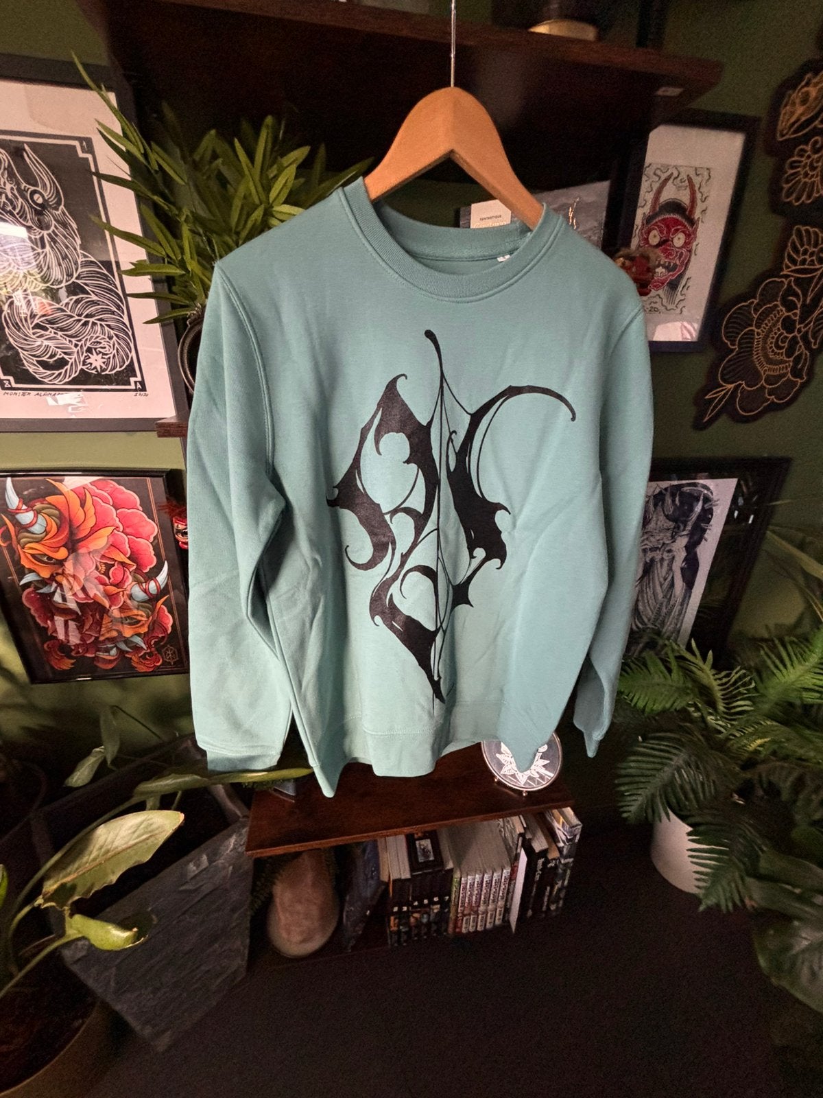 Sweater Trui tattoo streetwear, Ophalen, Nieuw, Maat 46 (S) of kleiner, Groen