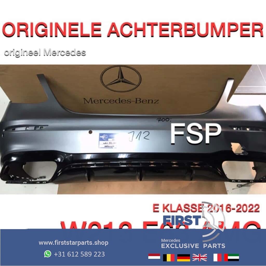 W213 S213 E63 AMG ACHTERBUMPER + DIFFUSER Mercedes E Klasse, Auto-onderdelen, Gebruikt, -, Ophalen of Verzenden, Achter