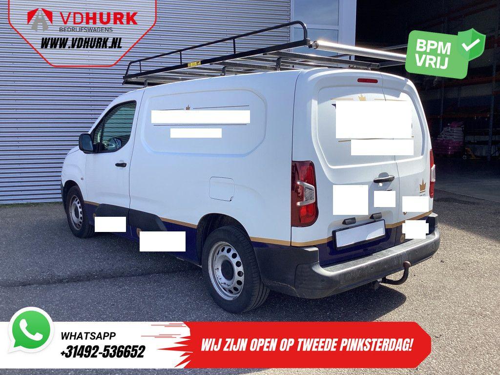 Peugeot Partner 1.5 HDI 130 pk Aut. L2 NL Auto/ 3Pers./ Carp, Automaat, Parkeersensor, Wit, Bedrijf