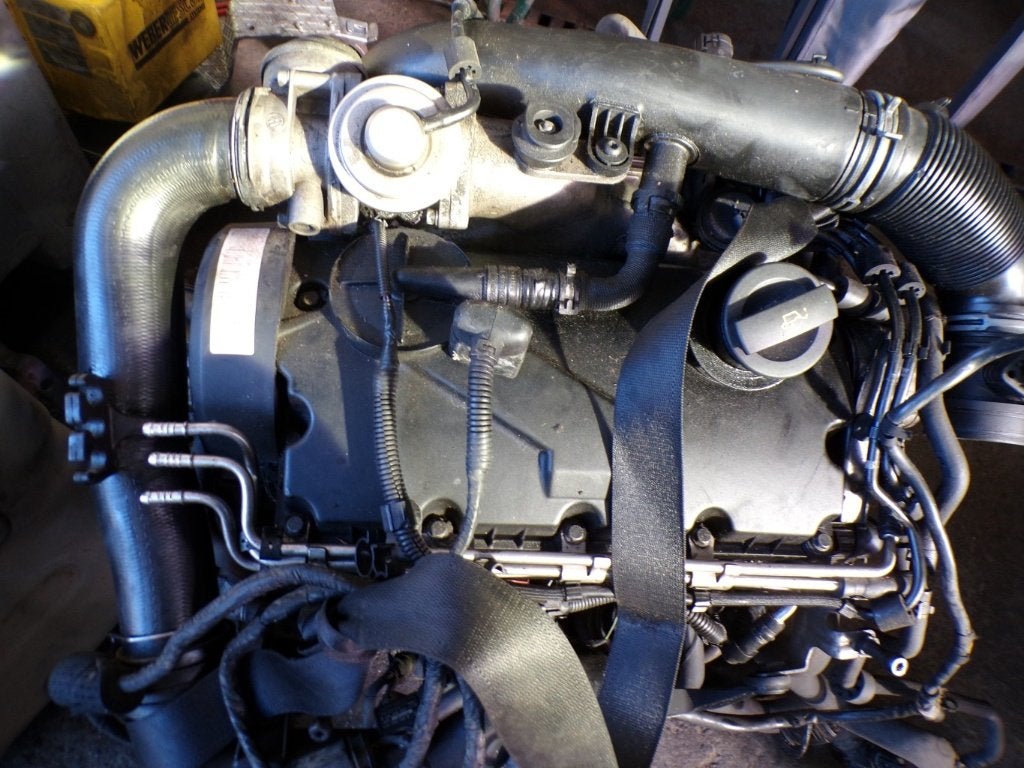 Moteur Audi A3 1.9TDi 77kw BKC 2003-2008 LP/15494, Ophalen, Gebruikt, Audi