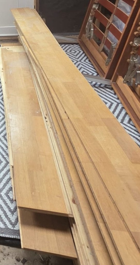Parquet quick step en bois , Bricolage & Construction, Bois & Planches, 50 mm ou plus, Planche, 250 à 300 cm, Comme neuf