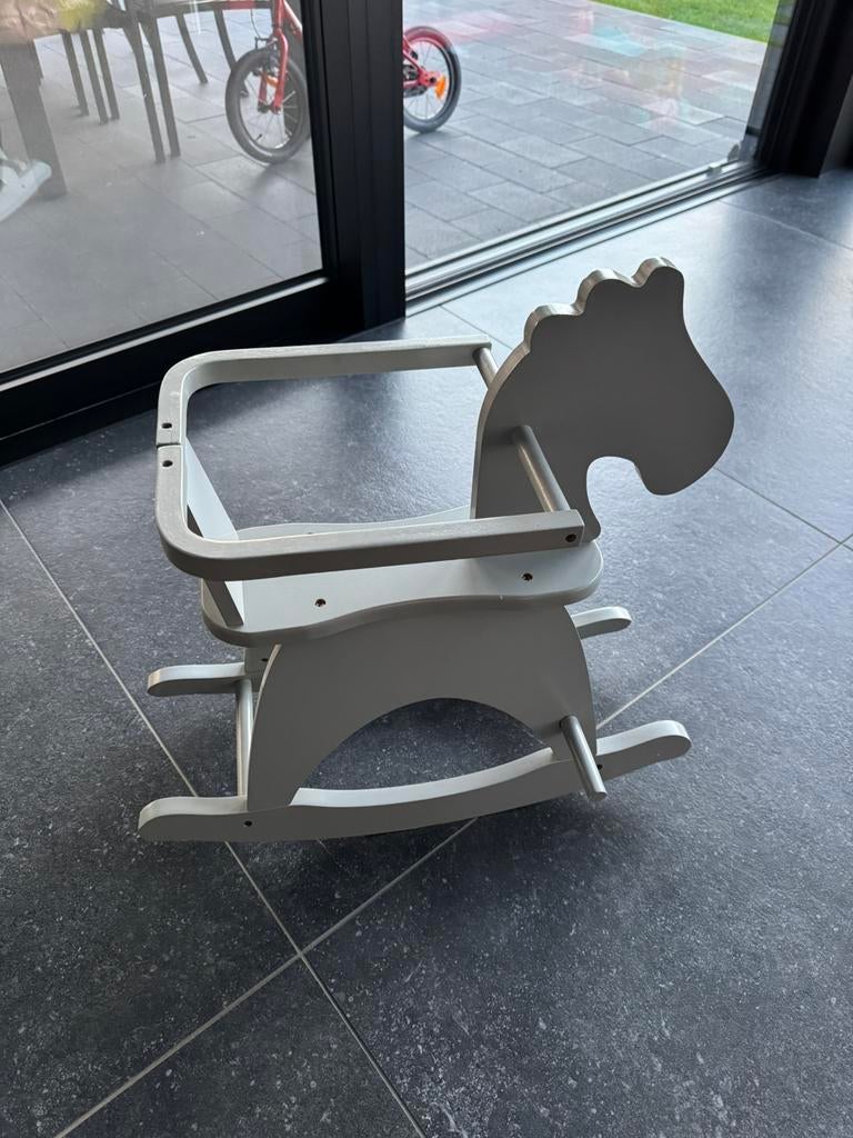 Houten schommelpaardje, Kinderen en Baby's, Ophalen, Zo goed als nieuw