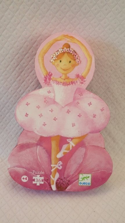 Puzzel Djeco Ballerina, Enlèvement ou Envoi, 10 à 50 pièces, Comme neuf, 4 à 6 ans