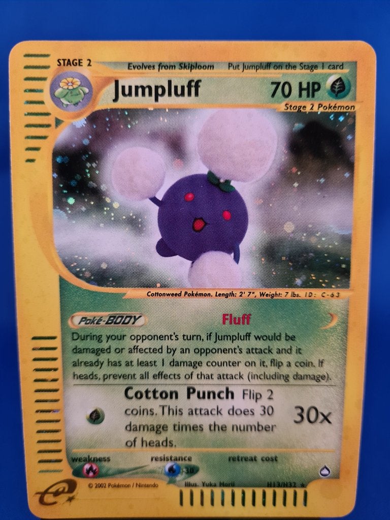 Jumpluff H13/H32 - Aquapolis, Hobby & Loisirs créatifs, Jeux de cartes à collectionner | Pokémon, Utilisé, Envoi