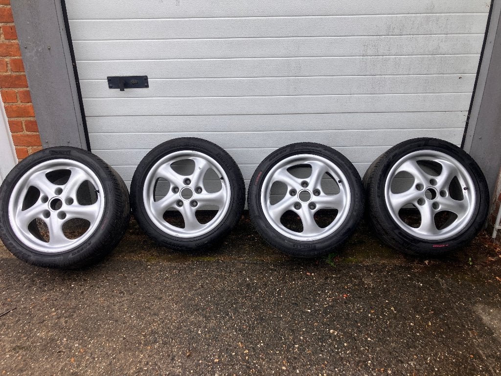 Set de jantes 17' pour Porsche 996 ou Boxster, Véhicule de tourisme, 17 pouces, Enlèvement, Utilisé