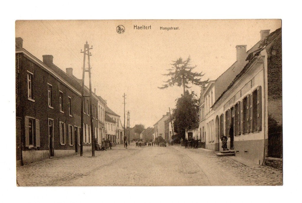 Haaltert - Hoogstraat, Verzamelen, Ophalen of Verzenden, 1920 tot 1940, Gelopen, Oost-Vlaanderen