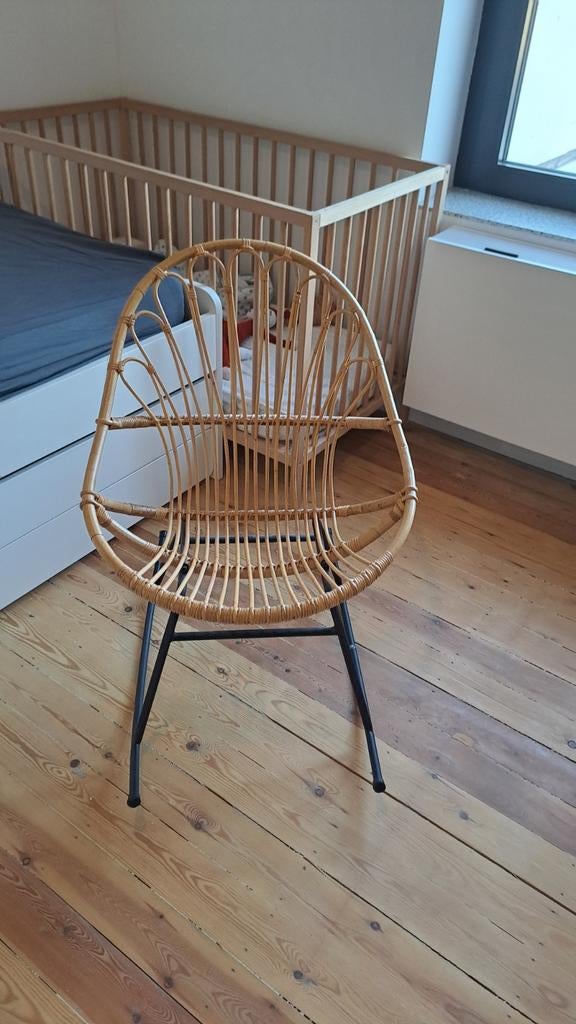 Rotan schommelstoel maisons du monde, Ophalen