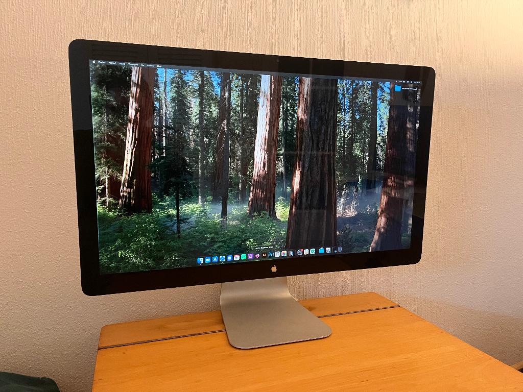 Apple Thunderbolt Display scherm, Informatique & Logiciels, Enlèvement ou Envoi, Thunderbolt, Haut-parleurs intégrés