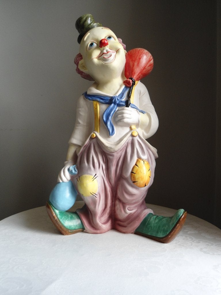 super mooie vintage spaarpot clown. Prima staat, Ophalen of Verzenden