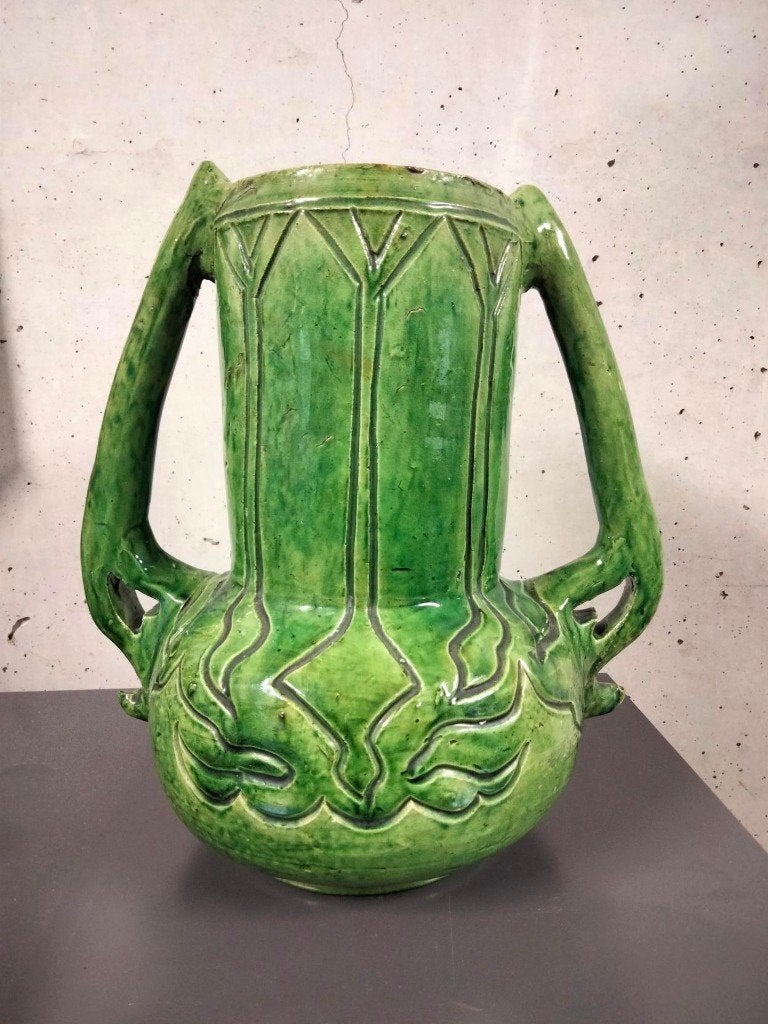 Vlaams aardewerk keramiek vaas, Antiek en Kunst, Antiek | Keramiek en Aardewerk, Ophalen of Verzenden
