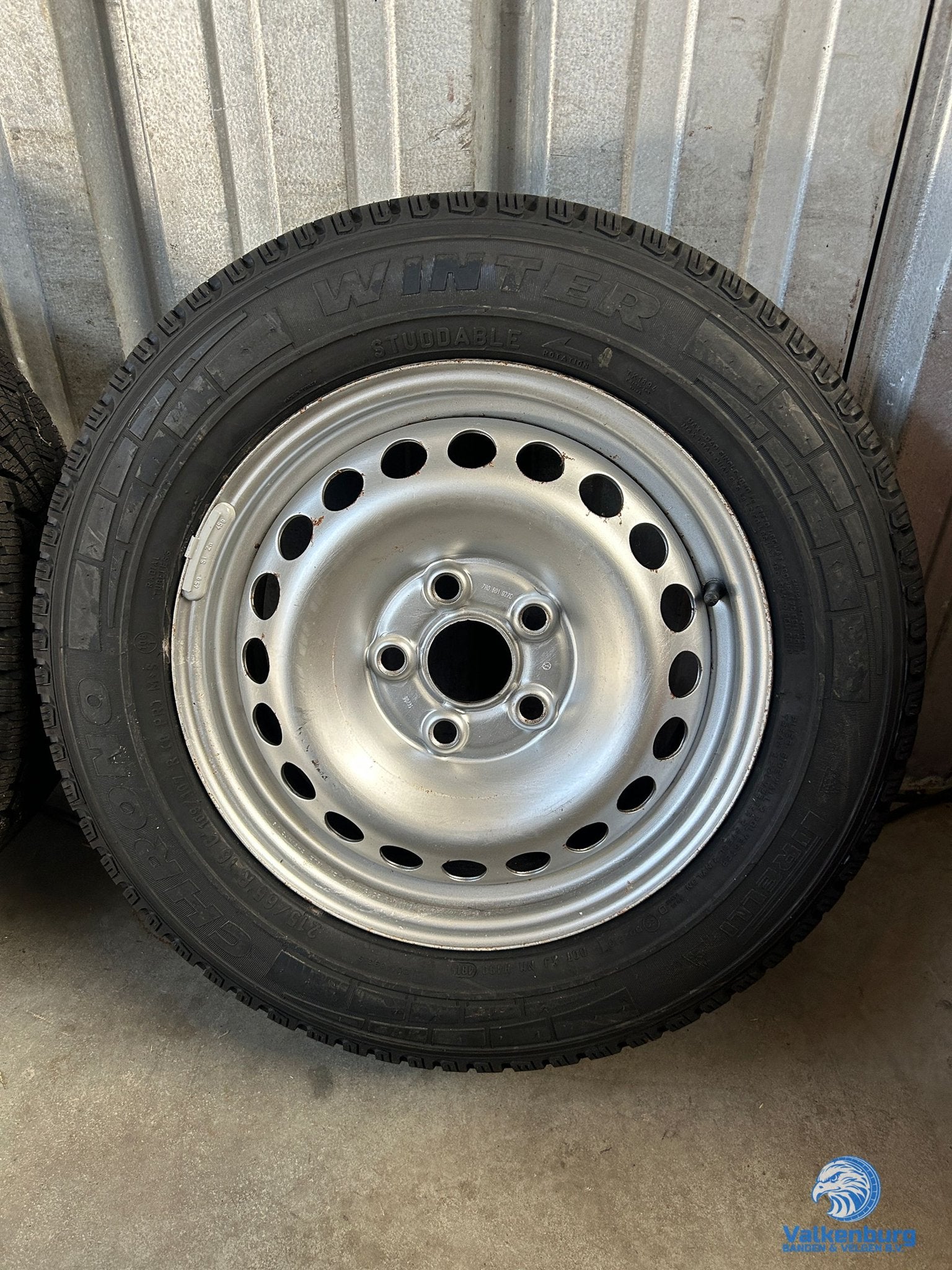 9-10mm! Originele VW Transporter T5 GP T6 T6.1 16 inch stale, Auto-onderdelen, -, Banden en Velgen, -, Bestelwagen