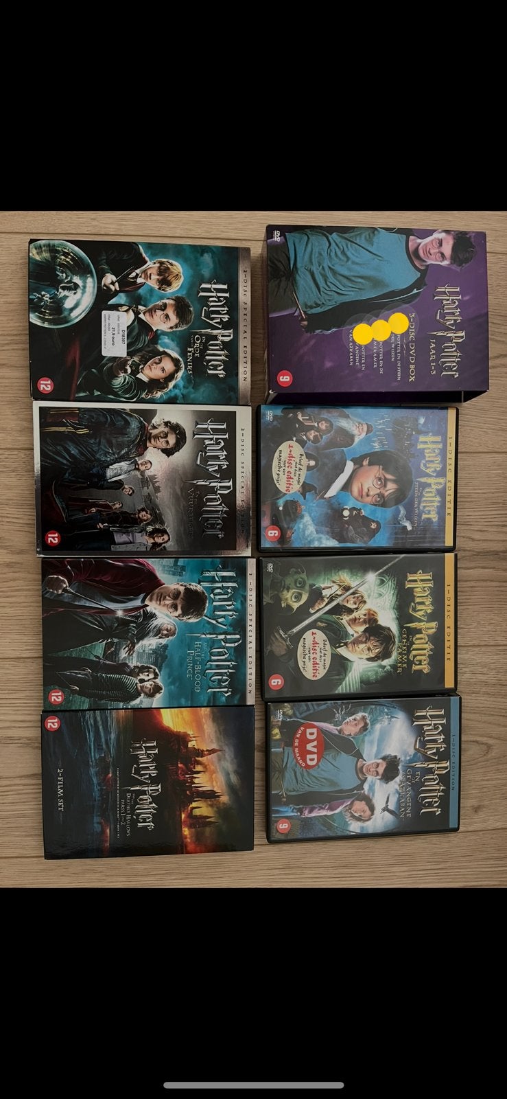 Harry potter dvd’s, Cd's en Dvd's, Ophalen of Verzenden, Zo goed als nieuw
