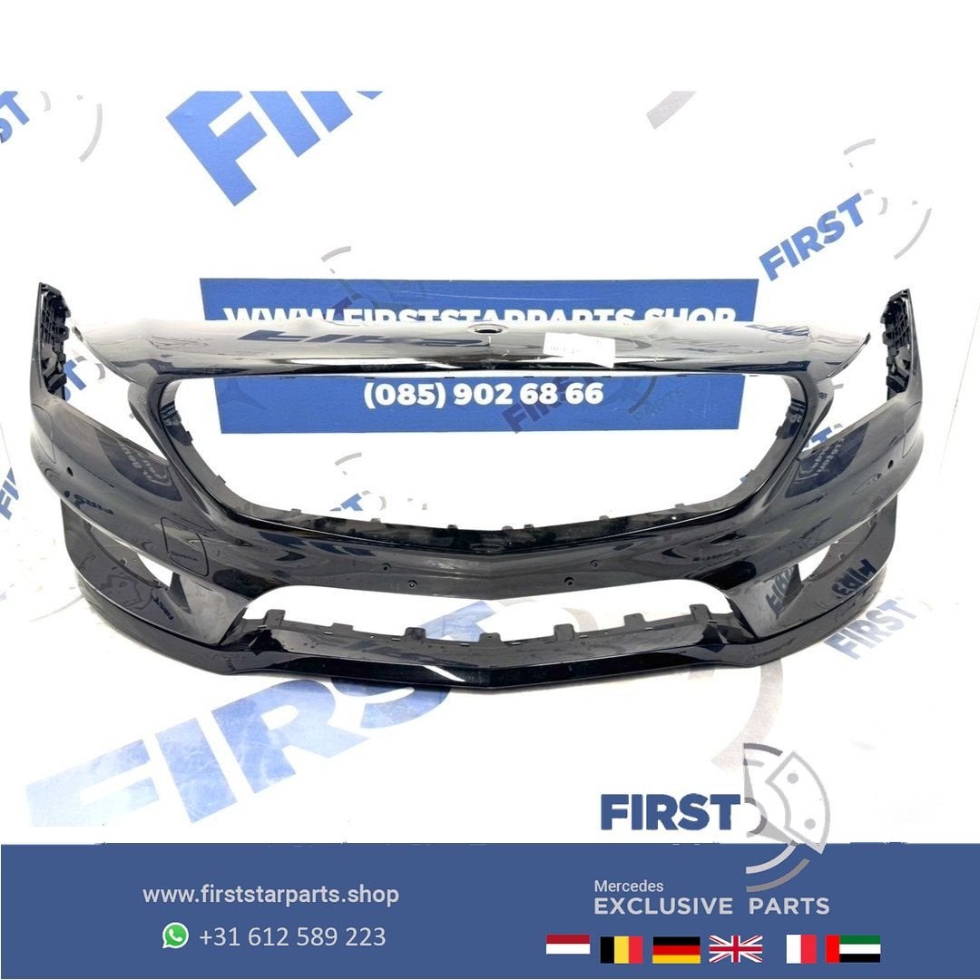 CLA45 BUMPER W117 C117 CLA AMG VOORBUMPER A1178850825 ZWART, Gebruikt, -, Voor, Ophalen of Verzenden