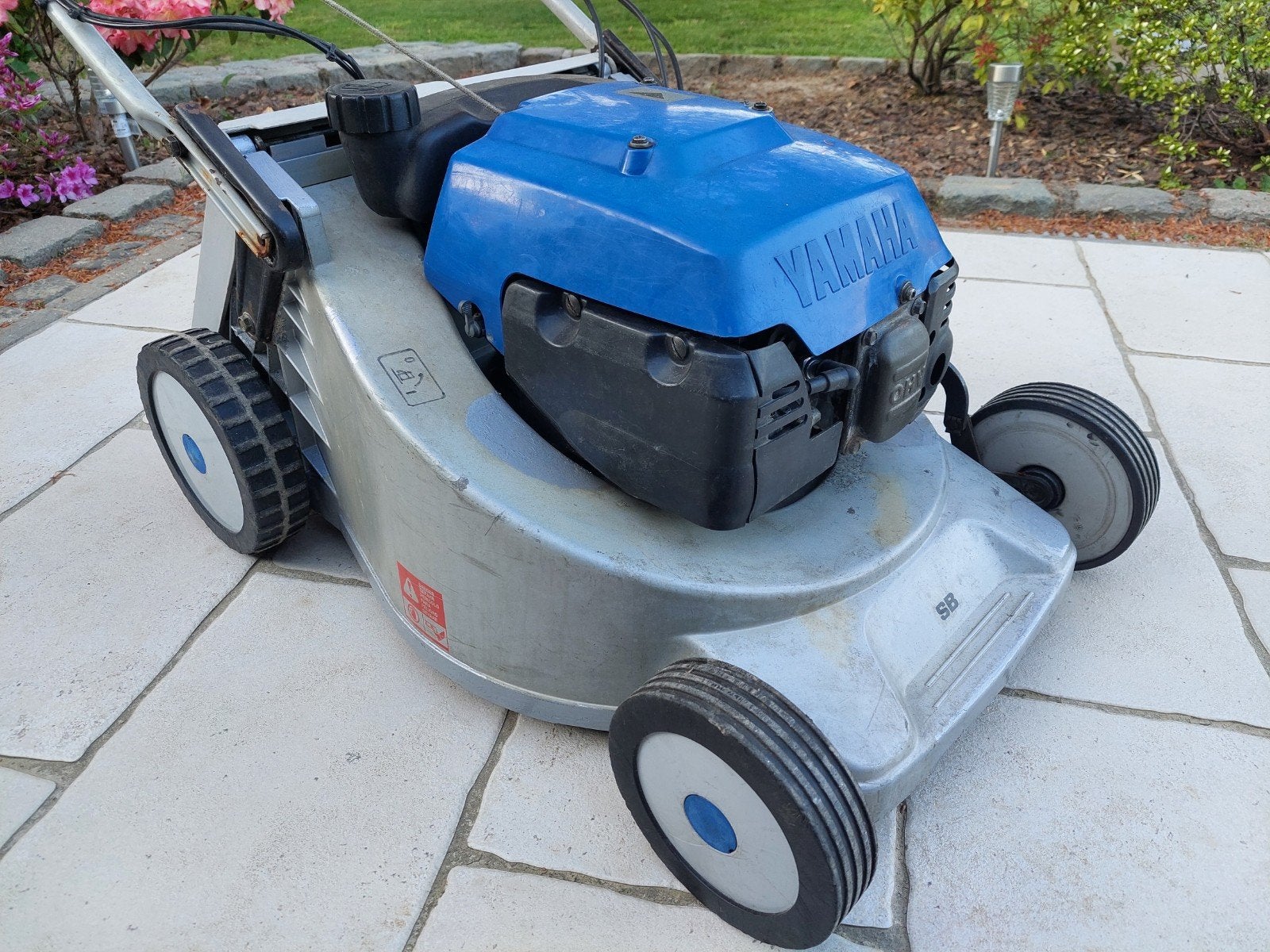 Yamaha YLM553sb Grasmaaier, Ophalen, Gebruikt, Benzine-grasmaaier, Versnellingen