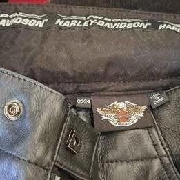 Harley Davidson lederen motorbroek, Ophalen, Broek | leer, Heren, Harley davidson